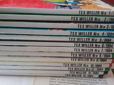 Tex Willer -lehtiä vm. 1984