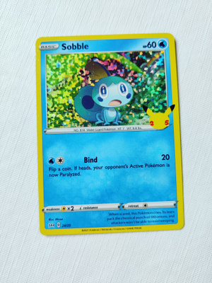 McDonalds 2021 Pokemon 25th Anniversary Holo - Sobble