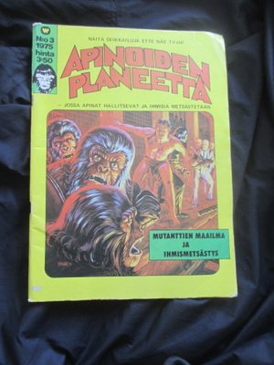 APINOIDEN PLANEETTA 3 / 1975 ( sarjakuvalehti !