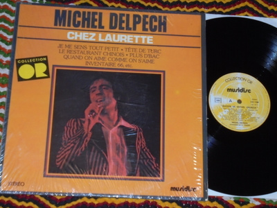 MICHEL DELPECH - Chez Laurette - LP 1970 chanson EX