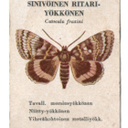 Ikivanha Pelikortti SINIVÖINEN RIYARIYÖKKÖNEN - pikkukuva 1