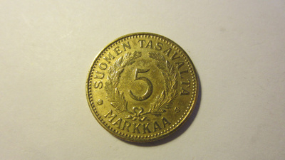 5 markkaa 1938