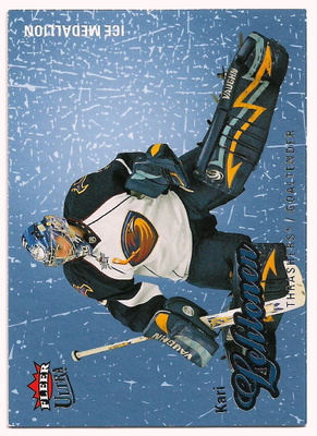 2008-09 Fleer Ultra Ice Medallion /100 #4 Kari Lehtonen