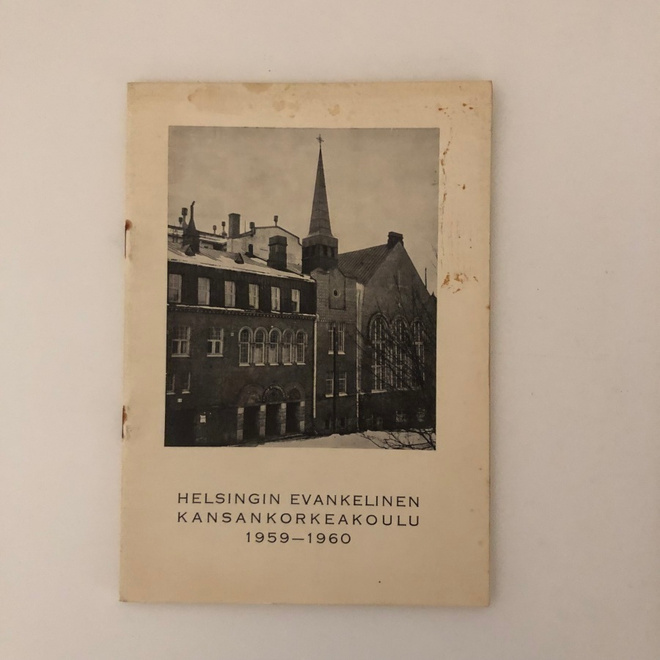 Helsingin Evankelinen kansankorkeakoulu - toimintakertomus