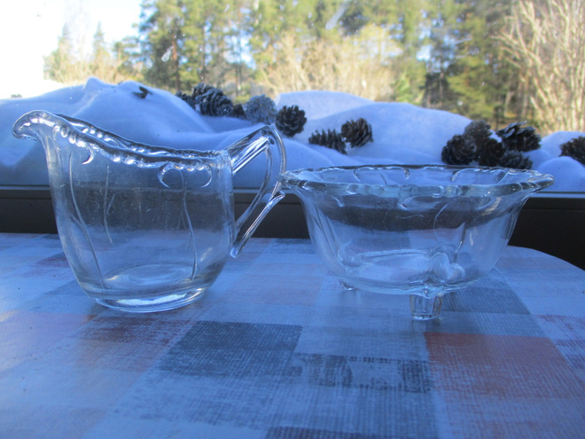 RIIHIMÄEN LASI SOKERIKKO & KERMAKKO