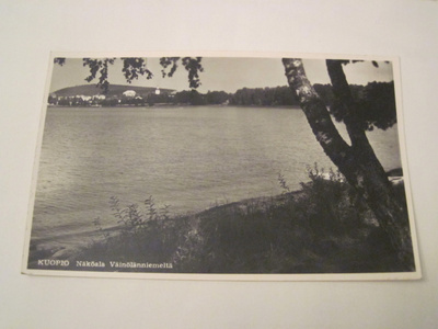 VANHA Postikortti Kuopio 1950-l Alkup.Mallikappale