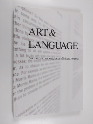 Art & language : sivuääniä: kirjoituksia käsitetaiteesta