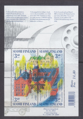 2001 Verla blokki ep. leimalla.