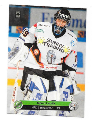 2008-09 CardSet #4 Teemu Lassila HPK MV