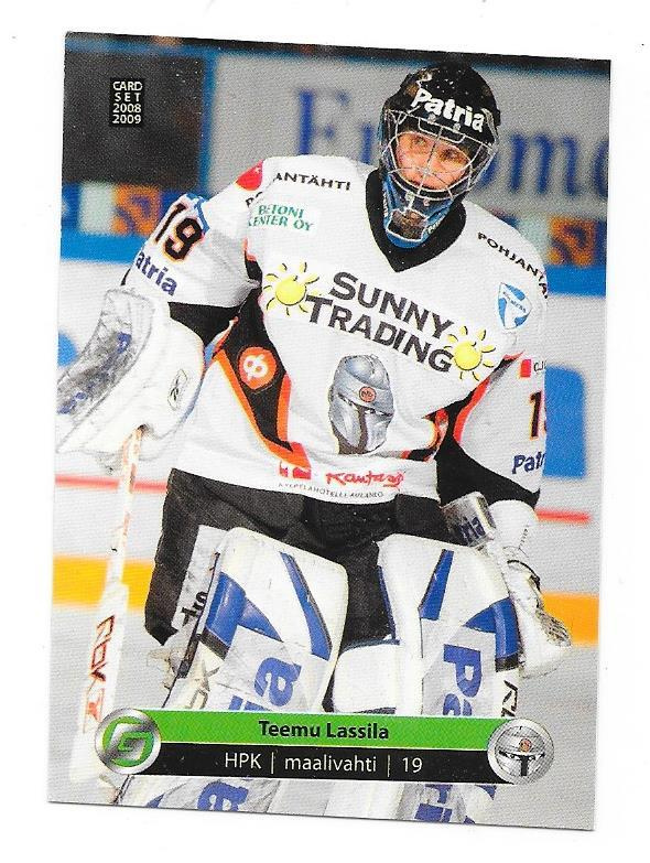 2008-09 CardSet #4 Teemu Lassila HPK MV
