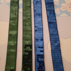22mm leveää sinistä paljetti nauhaa - pikkukuva 1