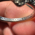 Pandora Timeless Elevated Heart 925 hopeasormukset 2 kpl - pikkukuva 3