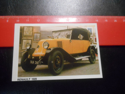 K13. Jenkki Vanhat autot tarrakuvina # RENAULT 1929