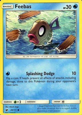 Pokémon kortti, Feebas