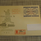 FDC Suomen postimerkki 100 -vuotta  7.VII.1956. - pikkukuva 1