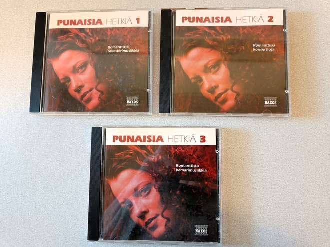 3 Cd-levyä  ROMANTTISTA MUSIIKKIA   NAXOS