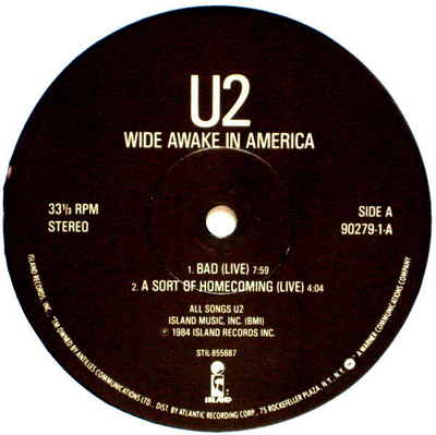 U2 – Wide Awake In America (Vinyyli)