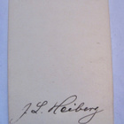 VANHA CDV Valokuva Kirjailija Johan Heiberg Tanska 1870-l - pikkukuva 2