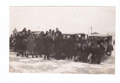 VANHA Valokuva UPEAT Autot 1920-l  11 x 18 cm