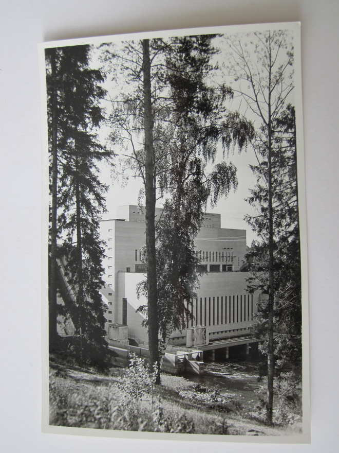 VANHA Postikortti Muhos 1950-l  Alkup.Mallikappale