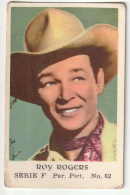 Keräilykuva Roy Rogers
