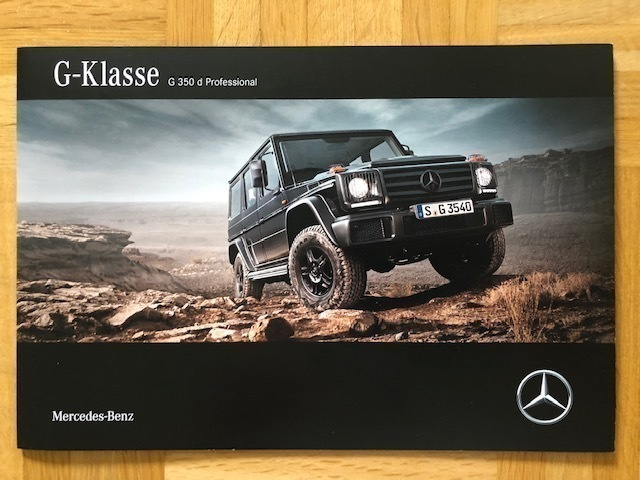 Esite Mercedes G-luokka W463 G 350 d Professional 2016
