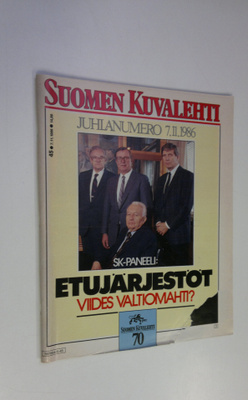Suomen kuvalehti juhlanumero 7.11.1986