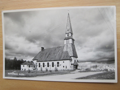 VANHA Postikortti Lappi Rovaniemi 1950-luku