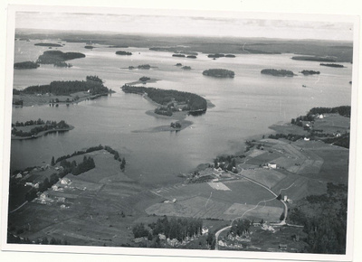 KUOPIO - vanha ilmakuvakortti