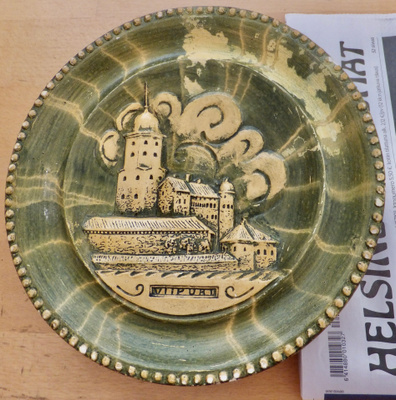 VANHA Seinätaulu Reliefi Viipuri 1920-l
