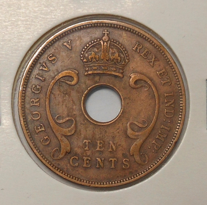 East Africa. 10 cents 1927.