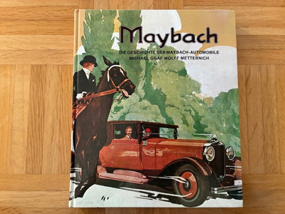 Kirja Maybach historia - Michael Graf Wolff Metternich 1981