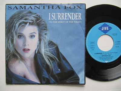 Samantha Fox I Surrender 7" sinkku Saksalainen