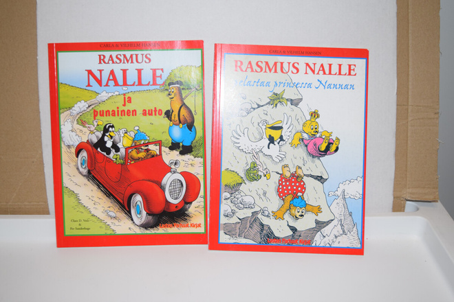 mcdonald's happy meal kirja rasmus nalle 2kpl