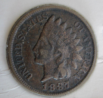 USA 1 cent 1887 HYVÄ