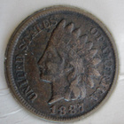 USA 1 cent 1887 HYVÄ - pikkukuva 1