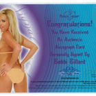 BW 2010 Signature Series Autograph Bobbi Billard KULMAVIKA - pikkukuva 2