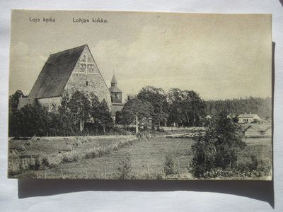 VANHA Postikortti Lohja 1912