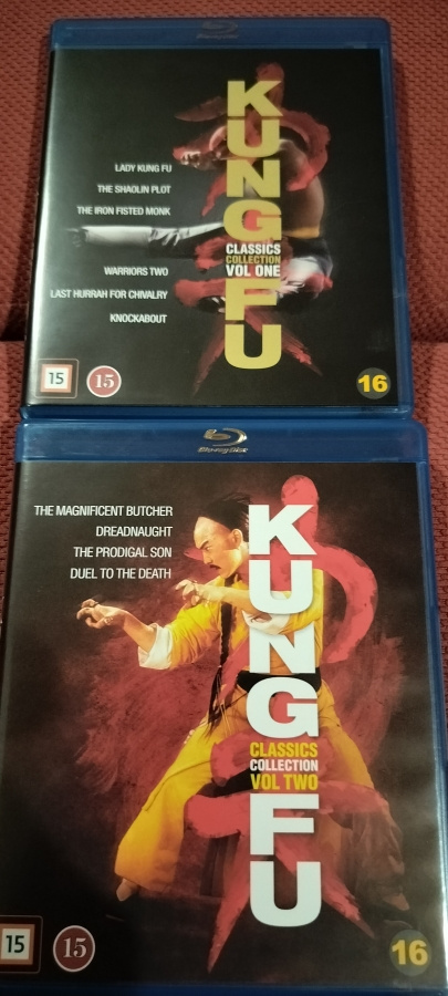 Kung Fu classics collection vol 1 ja 2 - bluray
