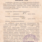 ILMOITUS LUVUTUKSISTA ELINTARVIKKEISTA 1946 VEHMAALLA+ KUORI - pikkukuva 1