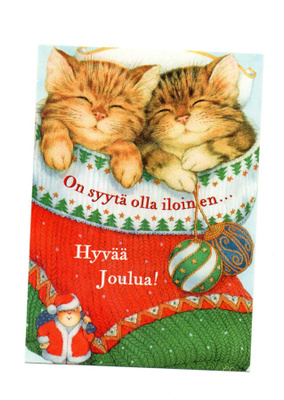 °°HYVÄÄ JOULUA!...°° -KORTTI /(Peter Cross)