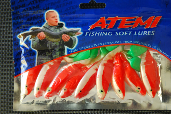 ATEMI Fishing Soft Lures 8cm Väri: 08