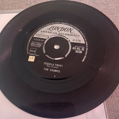 THE CHAMPS: Limbo Rock * Tequila Twist * UK 1962