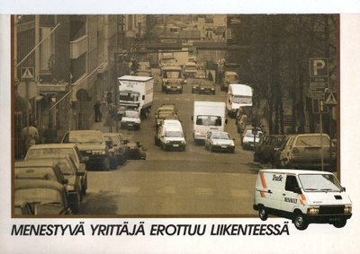 Renault Trafic ja Express -esite 80-luvun lopusta