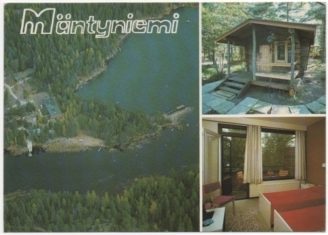 Pyhtää Mäntyniemi lomakeskus 1983 ilmakuva