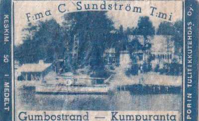 Kumpuranta - Gumbostrand F:ma C. Sundström b509