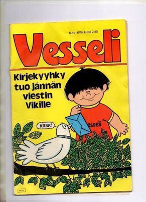 Vesseli n:o 9 1976 Kirjekyyhky tuo jännän viestin Vikille.