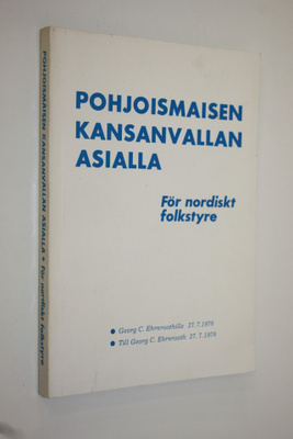 Heikki ym. (toim.) Eskelinen : Pohjoismaisen kansanvallan...