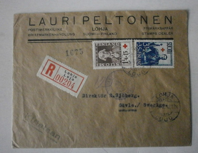Lohja Rec., Lauri Peltonen, 5.5.1952 SPR-merkit, tarkastusl.