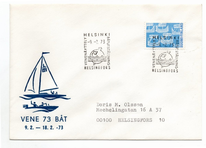 Helsinki:  Venenäyttely (erikoisleima  9,2.1973)
